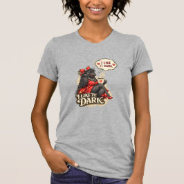 CAMISETA EU GOSTO DE ESCURO