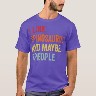 Camiseta Eu Gosto De Espinossauro Talvez 3 Pessoas De Spino
