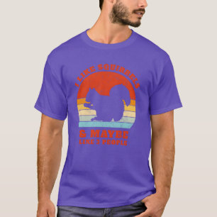 Camiseta Eu Gosto de Esquilos Voadores Vintage Pôr do Sol M