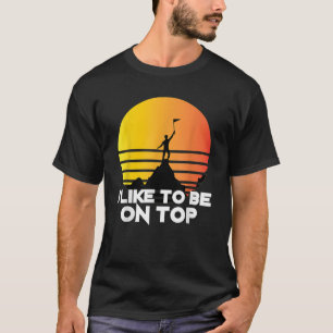 Camiseta Eu Gosto De Estar No Encantado Subindo Montanhas H