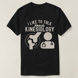 Camiseta Eu Gosto De Falar Sobre Kinesiologia