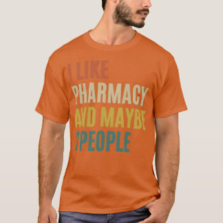 Camiseta Eu Gosto De Farmácia E Talvez Como 3 Pessoas