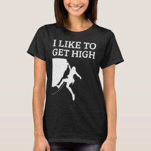 Camiseta Eu Gosto De Fazer Bouldering De Escalada De Alto R