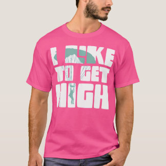 Camiseta Eu Gosto De Fazer O Skydiver Plane Skydiving Alto