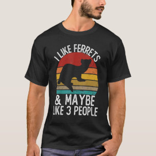 Camiseta Eu gosto de Ferrtes e talvez como três Pessoas de 