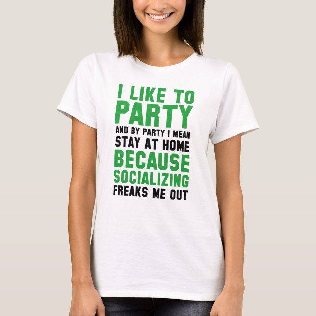 Camiseta Eu Gosto De Festa (Frente)