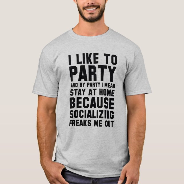 Camiseta Eu Gosto De Festa (Frente)