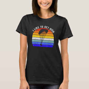 Camiseta Eu Gosto de Ficar Alto Paracaidismo Pular de Par