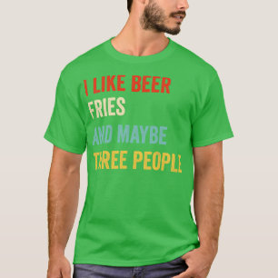 Camiseta Eu Gosto De Fritas De Cerveja