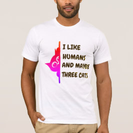 Camiseta Eu gosto de gato espiando beisebol