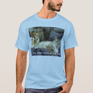 Camiseta Eu gosto de gatos