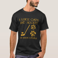 Eu gosto de gatos e Hockey e talvez 3 pessoas