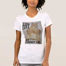 Camiseta Eu Gosto De Gatos Gordos E Não Posso Mentir! Manx