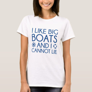 Camiseta Eu Gosto De Grandes Barcos