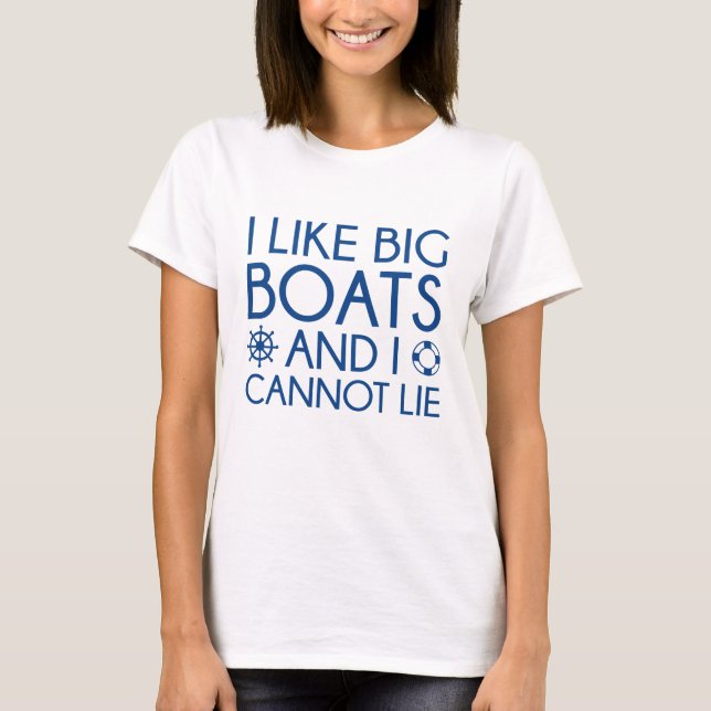 Camiseta Eu Gosto De Grandes Barcos (Frente)