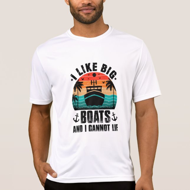 Camiseta Eu Gosto De Grandes Barcos E Não Posso Mentir, Ven (Frente)