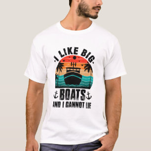 Camiseta Eu Gosto De Grandes Barcos E Não Posso Mentir, Ven