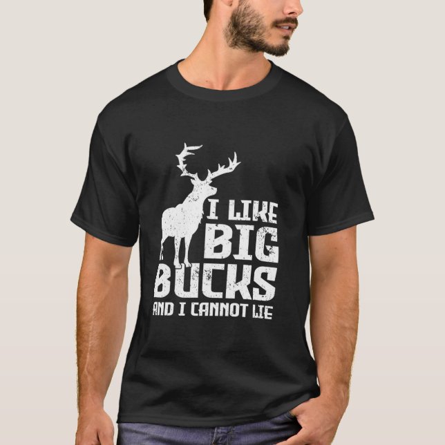 Camiseta Eu Gosto De Grandes Bolas E Não Posso Mentir Deer  (Frente)