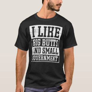 Camiseta Eu Gosto De Grandes Bumbuns E Pequenos Sarcas Engr