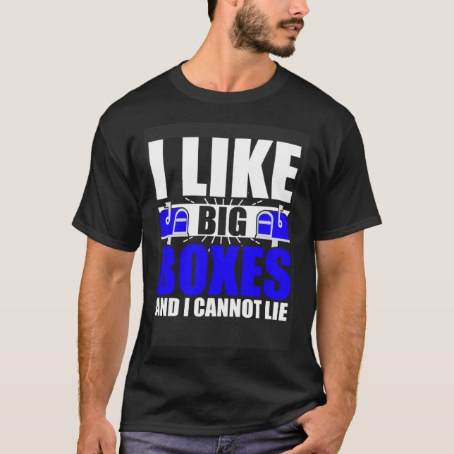 Camiseta Eu Gosto De Grandes Caixas Postais (Frente)