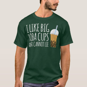 Camiseta Eu Gosto De Grandes Copas De Boba E Eu Não Consigo