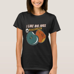 Camiseta Eu Gosto de Grandes Jarros de Escalada Bouldering