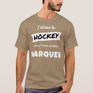 Camiseta Eu gosto de HOCKEY mas eu gosto especialmente de M