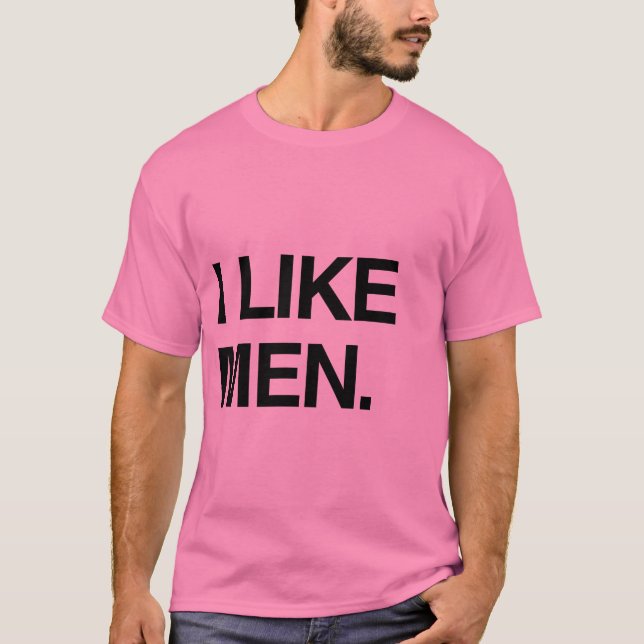 CAMISETA EU GOSTO DE HOMENS (Frente)