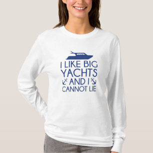 Camiseta Eu Gosto de Iates Grandes