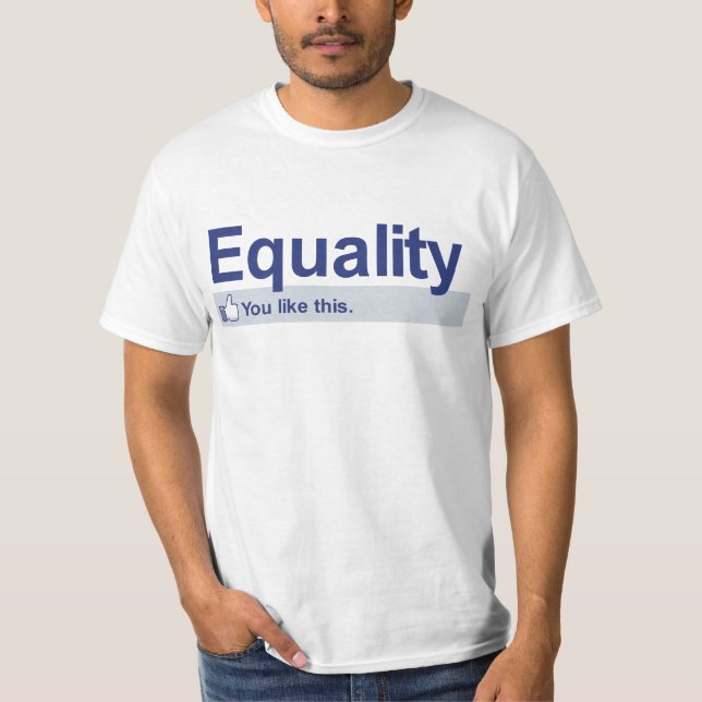 Camiseta Eu Gosto de Igualdade (Frente)