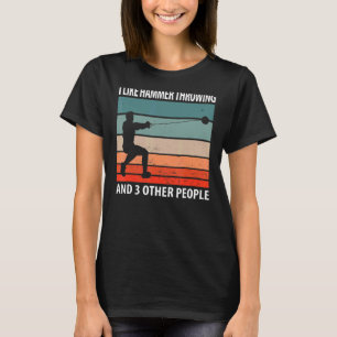 Camiseta Eu Gosto De Jogar Hammer E De Três Outras Pessoas