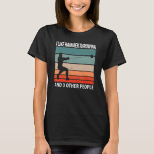 Camiseta Eu Gosto De Jogar Hammer E De Três Outras Pessoas
