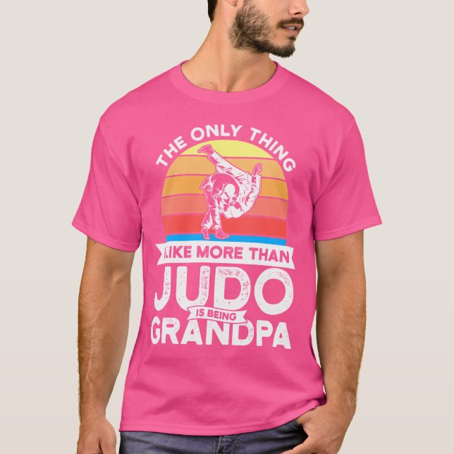Camiseta Eu Gosto De Judo Ser Avô Judo (Frente)