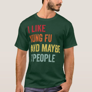Camiseta Eu Gosto De Kung Fu Talvez 3 Pessoas
