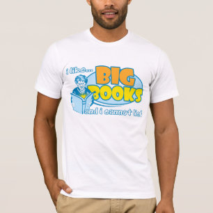 Camiseta Eu gosto de livros grandes