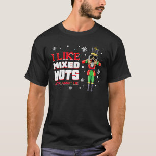 Camiseta Eu Gosto De Loucos Mistos De Natal De Zangada De E
