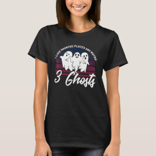 Camiseta Eu Gosto De Lugares Assombrados Assombrados A Casa