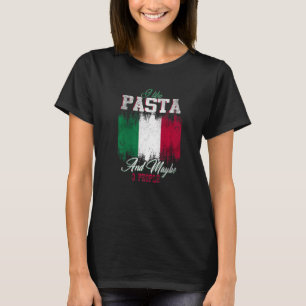 Camiseta Eu Gosto de Massa Itália Cultura Italiana Bandeira