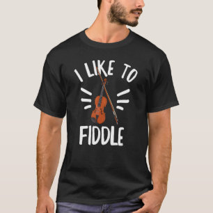 Camiseta Eu Gosto De Me Ocupar Por Um Violinista