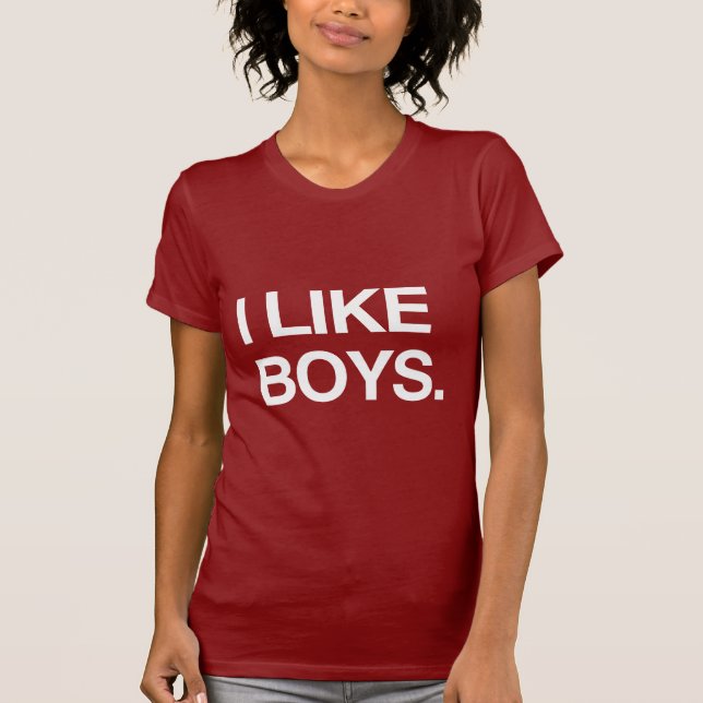 CAMISETA EU GOSTO DE MENINOS (Frente)