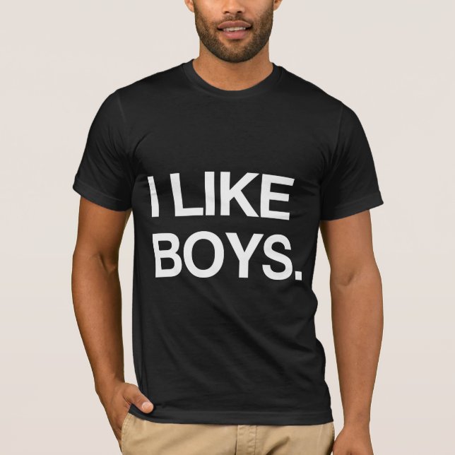 CAMISETA EU GOSTO DE MENINOS (Frente)