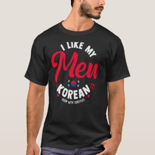 Camiseta Eu gosto de meus homens coreanos com legendas K Dr