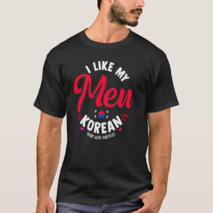 Camiseta Eu gosto de meus homens coreanos com legendas K Dr