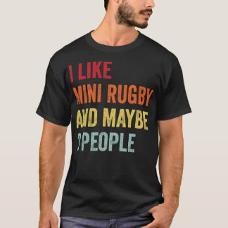 Camiseta Eu Gosto De Mini Rugby Talvez 3 Pessoas