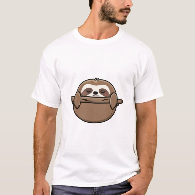 Camiseta Eu Gosto De Naps - Sloth De Nápoles (Frente)