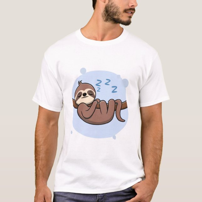 Camiseta Eu Gosto De Naps - Sloth De Nápoles (Frente)