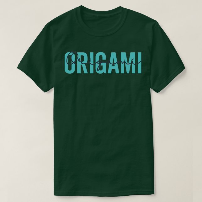 Camiseta Eu gosto de Origami em Origami (Frente do Design)