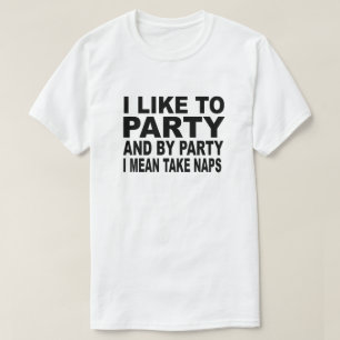 CAMISETA EU GOSTO DE PARTY E PELO PARTIDO EU SIGNIFICO