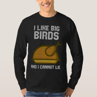 Camiseta Eu Gosto de Pássaros Grandes Não Posso Mentir Per