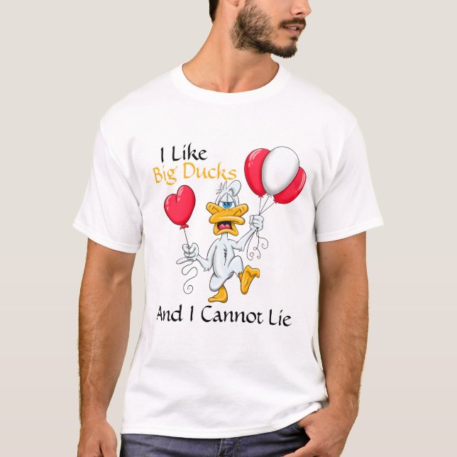 Camiseta Eu Gosto De Patos Grandes (Frente)